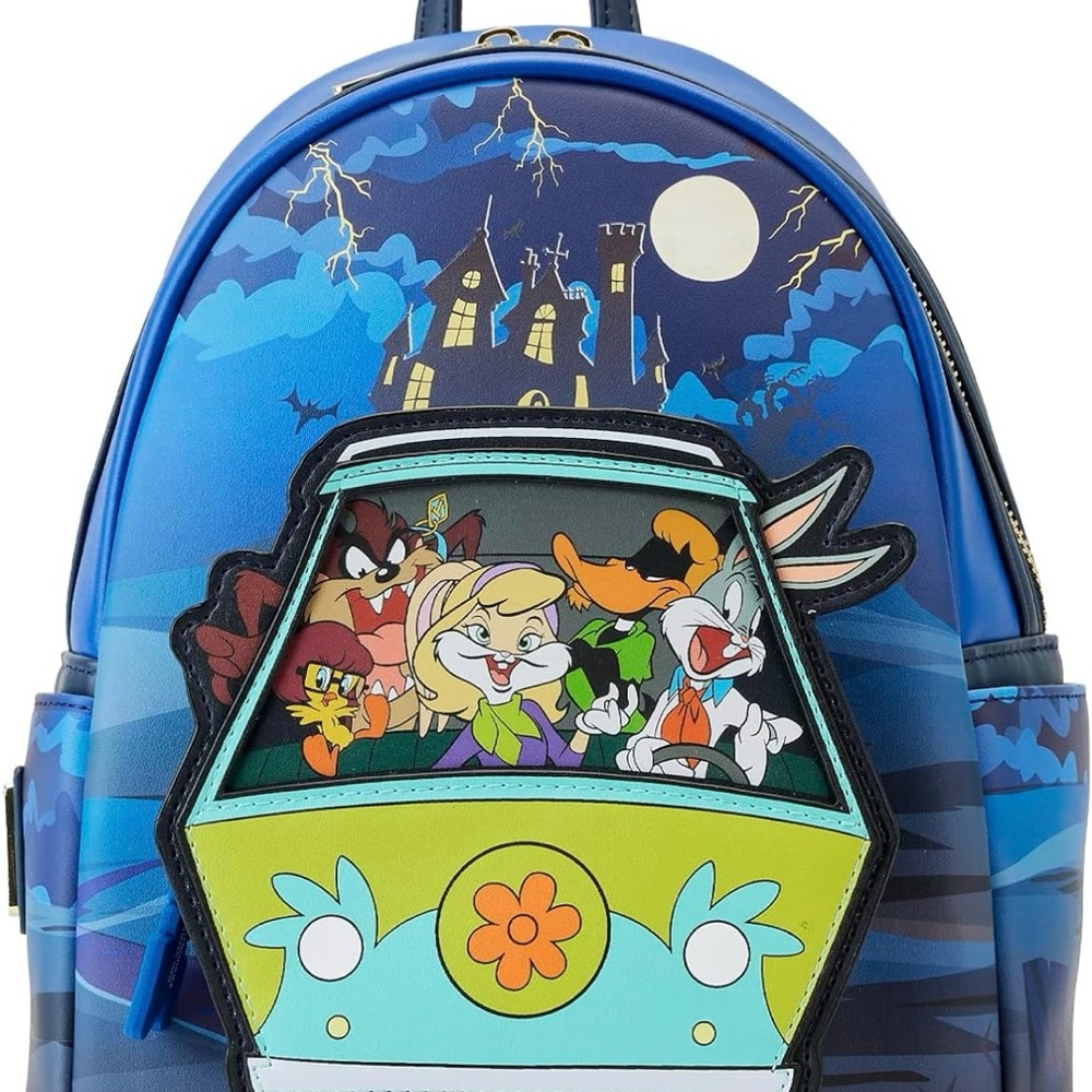 Loungefly Warner Bros 100th Anniversary Looney Tunes and Scooby Doo Mashup